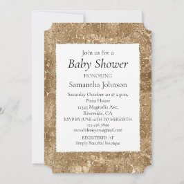 Convite Glitz Glitter Giraffe Impressão