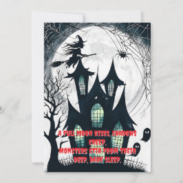 Convite Glowing Windows Haunted House