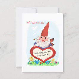 Convite Gnome Fairy Small Traditional Vintage Namorados