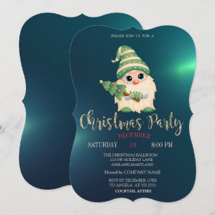 Convite Gnome Pinheiro, Festa de Natal da Empresa Verde