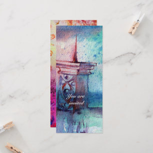 Convite GNOMON E LADY DO LAGO Cor Azul