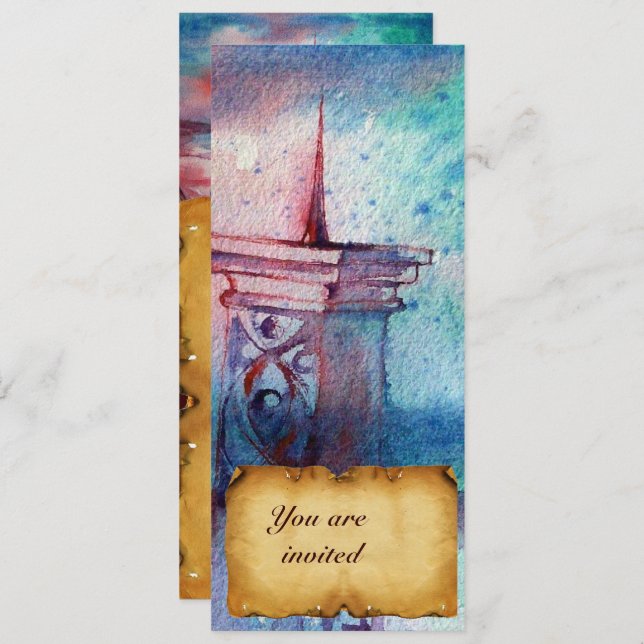 Convite GNOMON E SENHORA DO BURAÇO LAGO Brown (Frente/Verso)