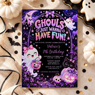 Convite Góias Só Querem se Divertir Aniversário de Hallowe