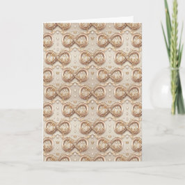 Convite Gold Infinity Wedding RSVP Card