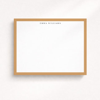 Convite Golden Frame Note Card