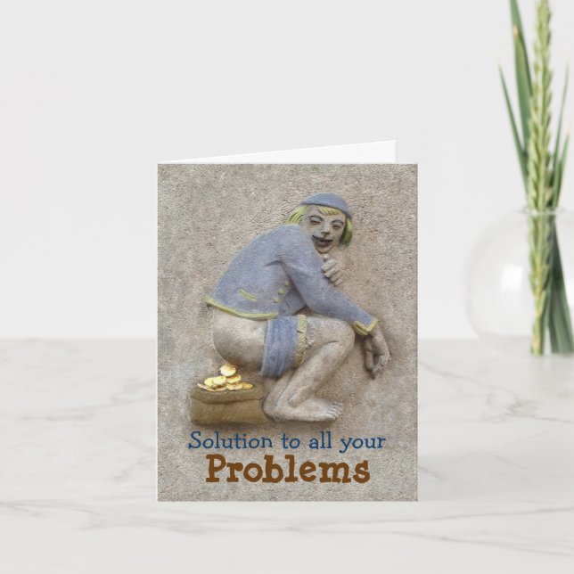 Convite Golden Poop ~ Card / Invitation (Frente)