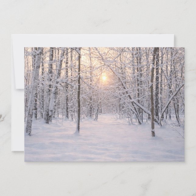 Convite Golden_winter_light (Frente)