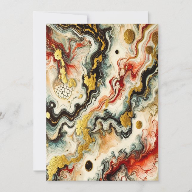 Convite Goldene Flüsse (Frente)