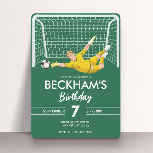 Convite Goleiro de futebol 