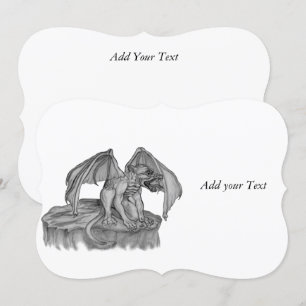 Convite Golem Gargoyle