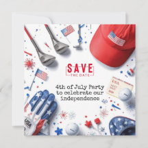 GOLF  4th July   Independence Day Golfer party  