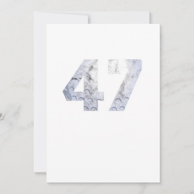 Convite Golf Ball 47º aniversário Celebração Esporte Prese (Frente)