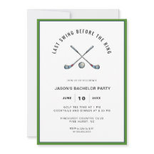 Golf Club & ball Golfe Bacheler Party