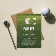 Golf Golfer Golfing Minimalist Men aniversário de