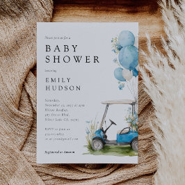 Convite Golf Let's Par-tee Boy Baby Shower