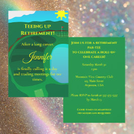 Convite Golf Retirement Party, Tee Time Retirement