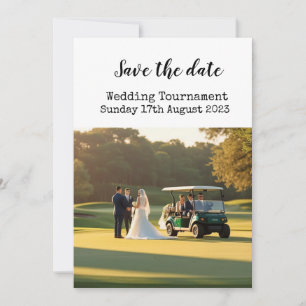 Convite Golf Salve a data Casamento Golf