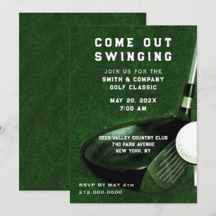 Convite Golf Themed Invitation