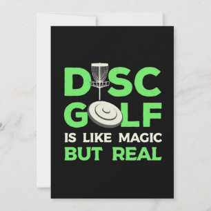 Convite Golfe de Disco É Como Magia Mas Real