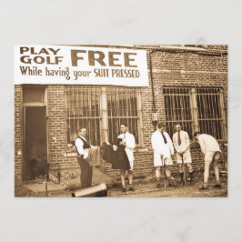 Convite Golfe do jogo livre (ao ter seu terno pressionado)