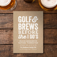 Golfe e cervejas antes da despedida de solteiro do