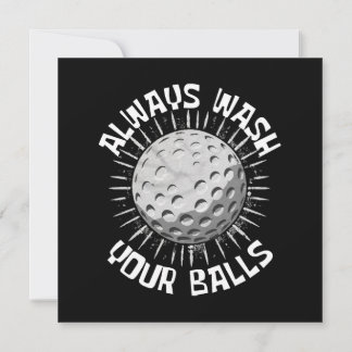 Convite Golfe engraçado