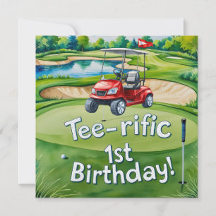Convite Golfe primeiro aniversario está virando um