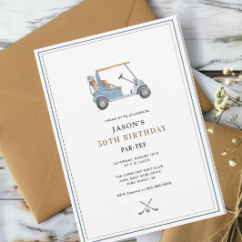 Convite Golfe Simples - Presente no PAR-TEE