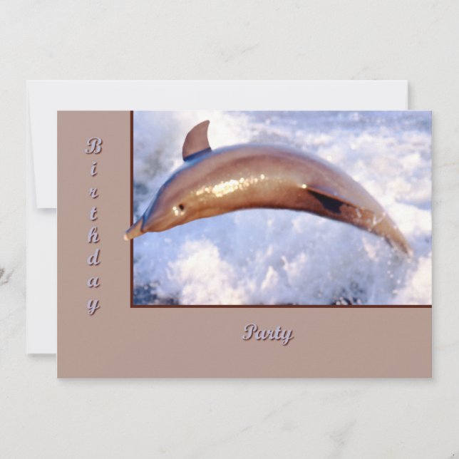 Convite Golfinho (Frente)