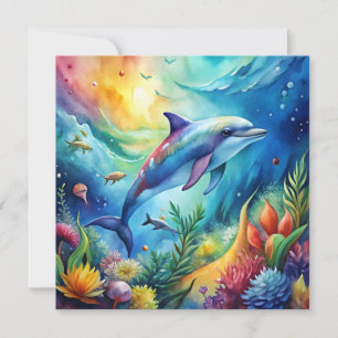 Convite Golfinho Pintado