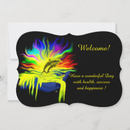 Convite Golfinhos no Sol, adicione seu texto