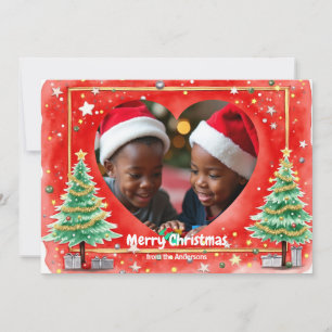 Convite Gorra de Natal do Papai Noel Namorados