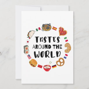 Convite Gosto pelo mundo