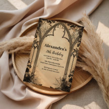 Gothic Arch Midnight Birthday