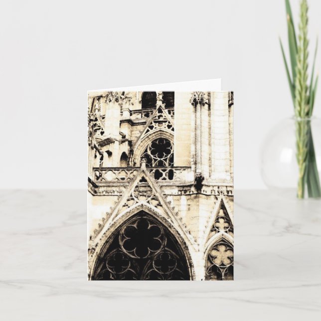 Convite Gothic Cathedral ~ Card / Invitations (Frente)