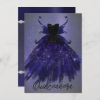 Gothic Fairy Indigo Gown | Ovinos Roxos Profundos