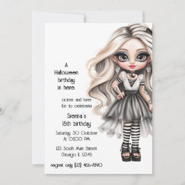 Convite Gótica japonesa