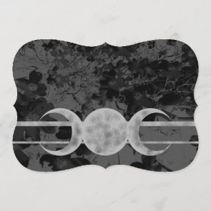 Convite Gótica Tripla Lua Floral Manipulando Ste