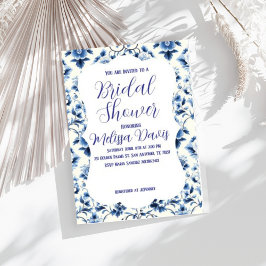 Convite Grace Chinoiserie Bridal Shower Invitation