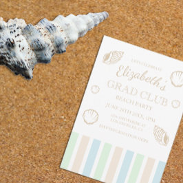 Convite Grad Club Beach Party
