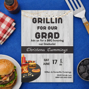 Convite Grad & Grill Churrasco de Formatura