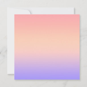 Convite Gradiente roxo amarelo e rosa