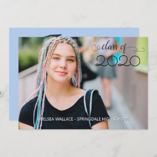 Convite Graduação Azul Céu Parada do Carro