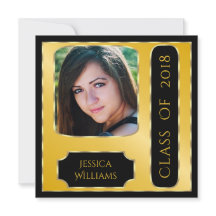 Graduação com quadro de foto clássico frente e ver