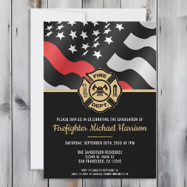 Convite Graduação da Academia de Bombeiros Bandeira de Bom