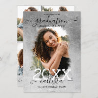 Graduação da Colagem de Fotos Silver Foil Halo