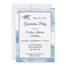 Graduação de Agato de Prata Azul Trendy