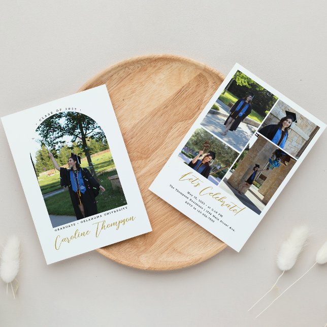 Convite Graduação de Arcos Fotográficos e Colagem de Scrip (Criador carregado)