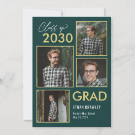 Convite Graduação de Cor Editável da Galeria Estimulada