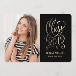 Convite Graduação de COR EDITÁVEL no Ano Estelar